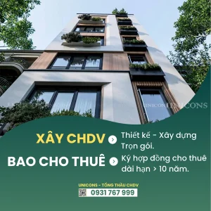 Xây Dựng Tòa Nhà CHDV Bao Thuê Lại Sau Xây