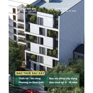 Xây CHDV Bao Thuê – Xu Hướng Đầu Tư Mới Giúp Chủ Đầu Tư An Tâm Về Đầu Ra